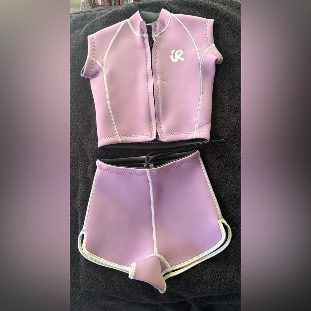 Purple Two-Piece Neoprene Set